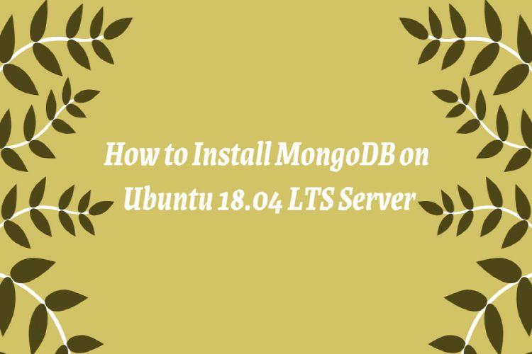 How to Install MongoDB on Ubuntu 18.04 LTS Server