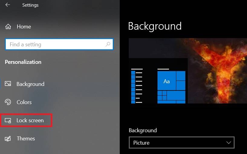 Customize Windows 10 Lock Screen