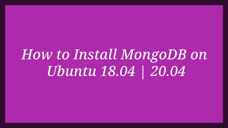 download mongodb ubuntu
