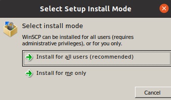 select-install-mode