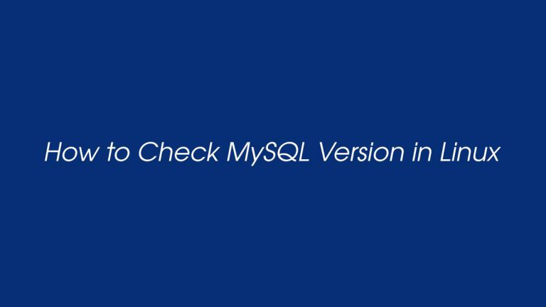 how-to-check-mysql-version-in-linux-including-ubuntu-linux-tutorial-hub