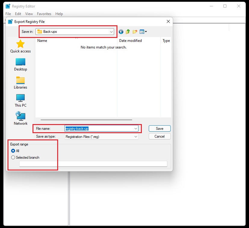 How to Backup and Restore the Registry in Windows 11