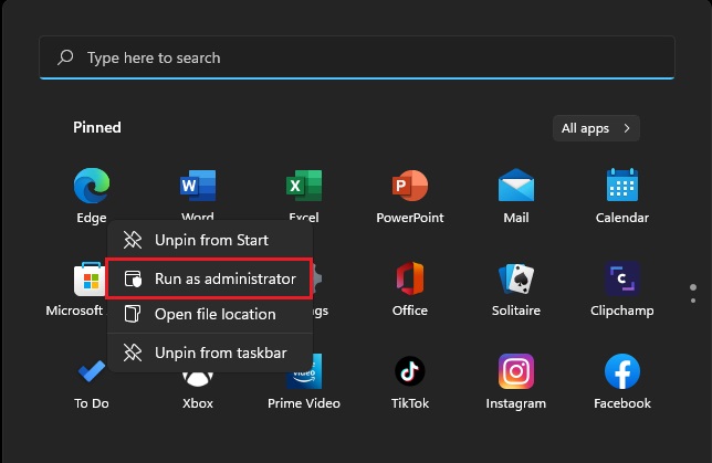 How to Run Apps as Administrator in Windows 11 - Linux Tutorial Hub