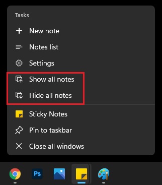 show-hide-sticky-notes-windows-11